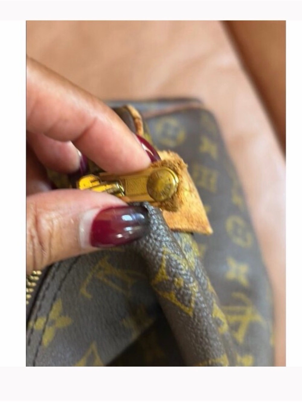 Louis Vuitton Monogram Canvas Tote with Vachetta Leather Handles - Picture 5 of 6